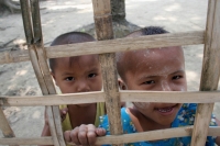 Chin village in Mrauk U