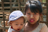 Chin village in Mrauk U